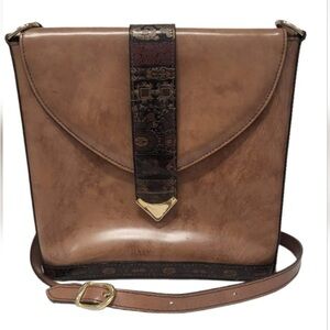 Vera Pelle Calja Leather Shoulder Bag Handmade in Italy